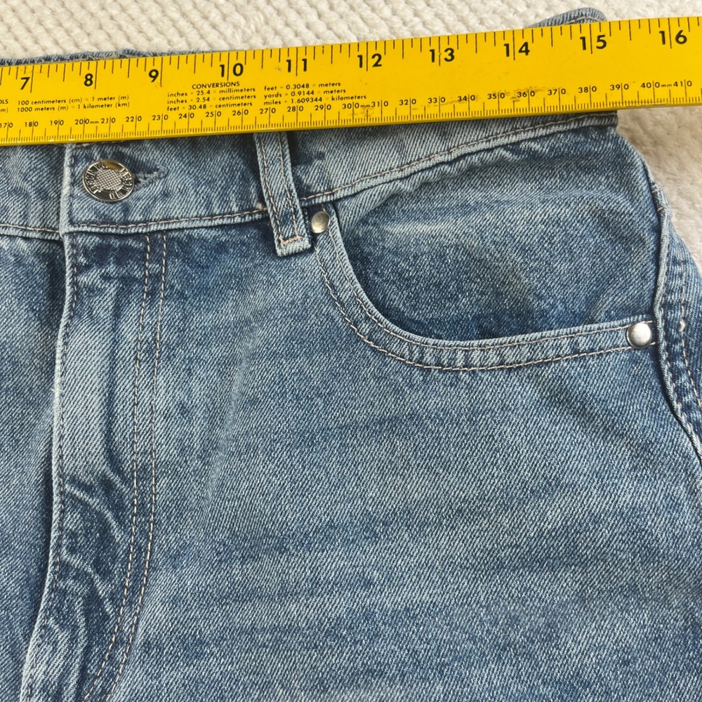 Jason Wu Jaime Barrel Ankle Jeans Super High Rise Relaxed Blue Denim Size 6 27 - Picture 7 of 10